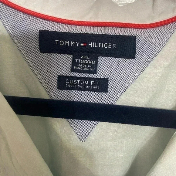 Tommy Hilfiger Beach-Print Shirt. Button Front Cotton All Over Print Men XXL - Picture 12 of 15